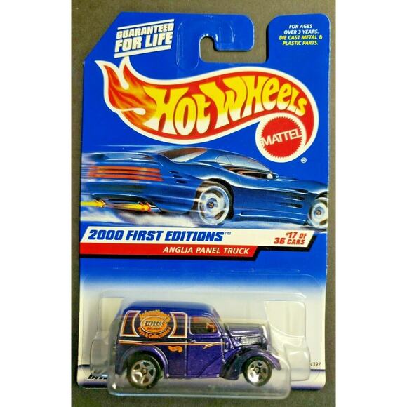 2000 Hot Wheels Anglia Panel #077 First Ed 17of 36 Purple Johnathan's Toy's HW8 - Picture 1 of 4